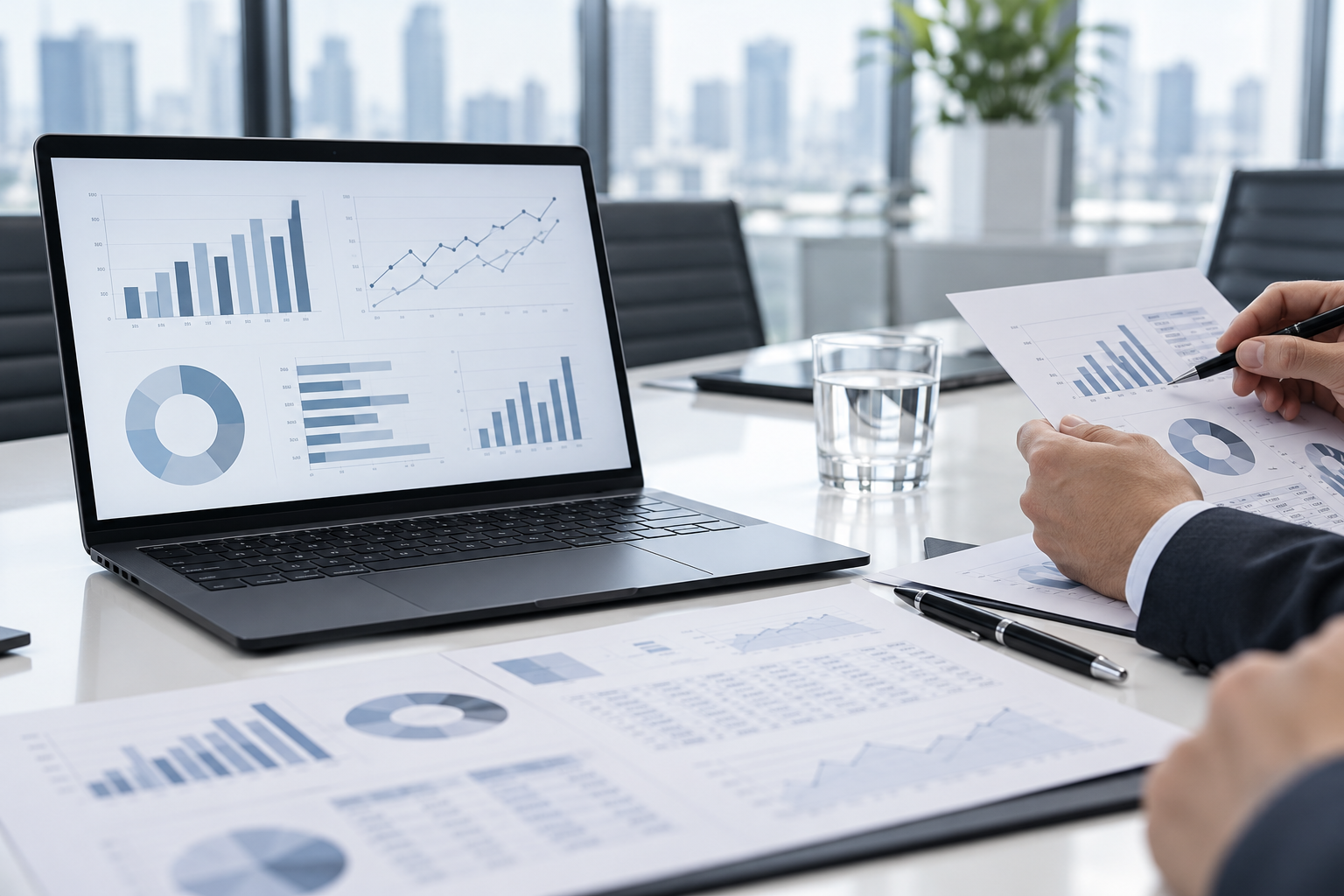 Immagine illustrativa di strumenti e report per l’analisi delle performance aziendali